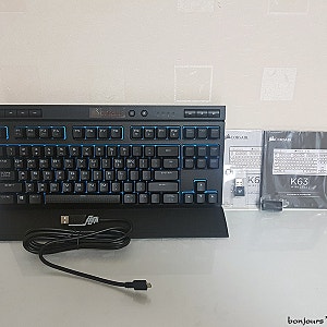 무선 게이밍 기계식 키보드 커세어 corsair k63 wireless 체리 적축