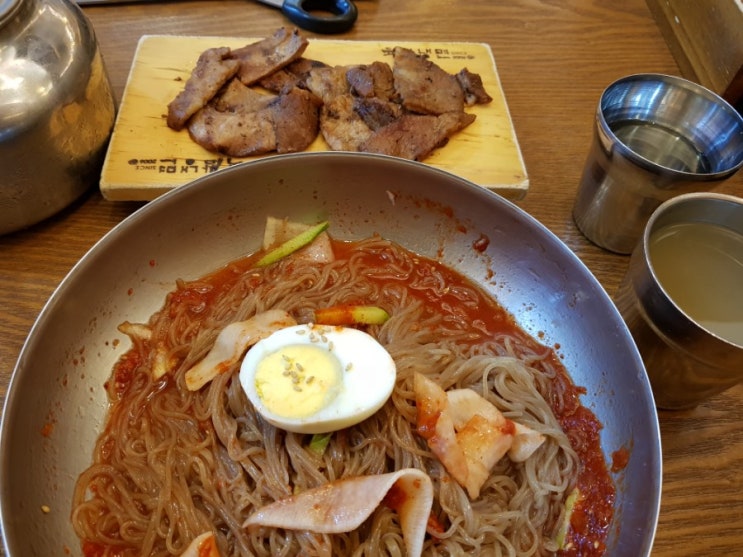  인천 부평 맛집, 육쌈냉면
