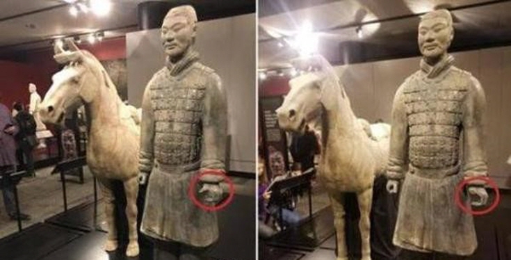 美 전시 도중 <b>파손</b>된 <b>병마용</b> 中에 반환…손배 절차 개시