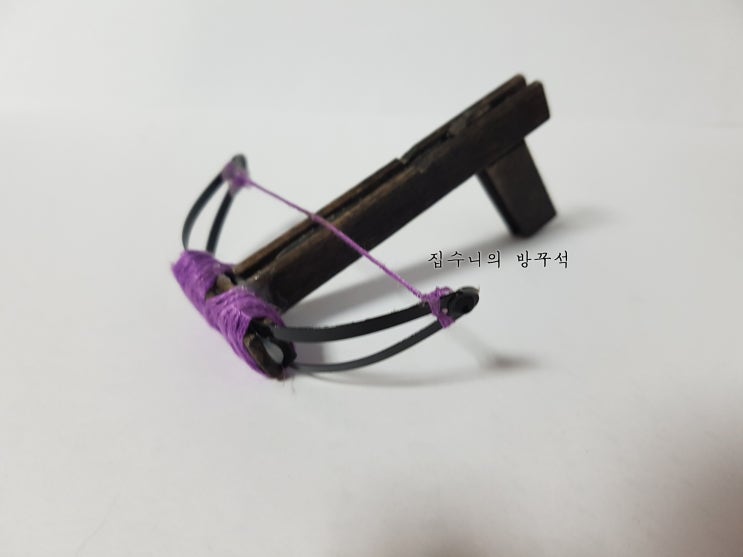  [매일매일 버리기]D+168_핸드메이드 미니 석궁