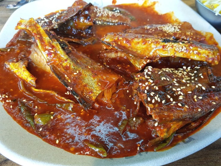  서산 또와유 명태 간장조림 점심특선 9000원에 맛나게 먹은 명태조림^^