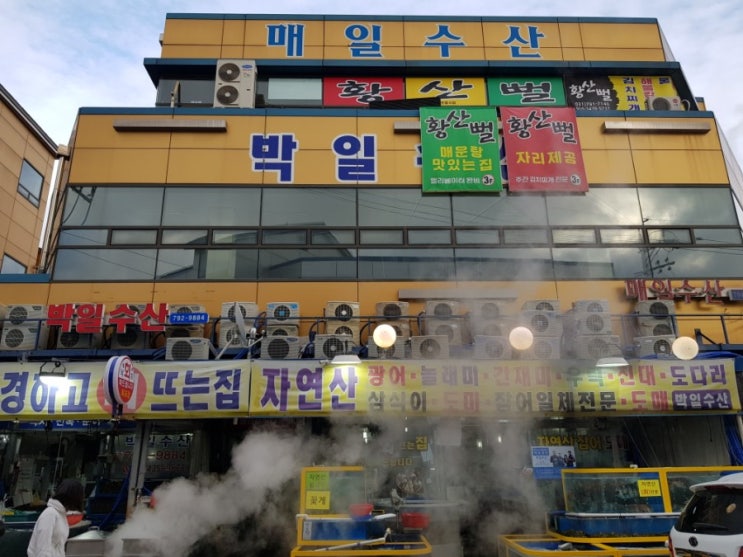  하남수산시장, 박일수산 :: 봄철 쭈꾸미샤브랑 홍삼 먹었다!