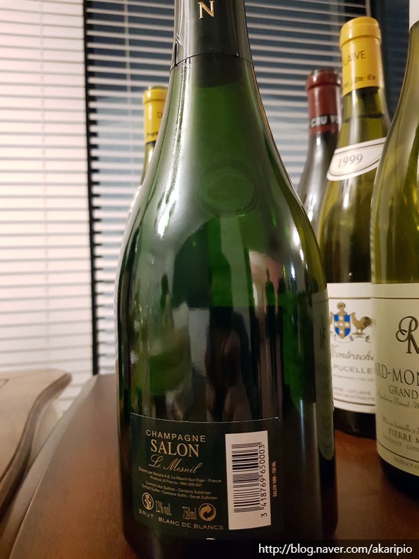 1999 Champagne Salon やぶっ Le Mesnil プレミア冊子付