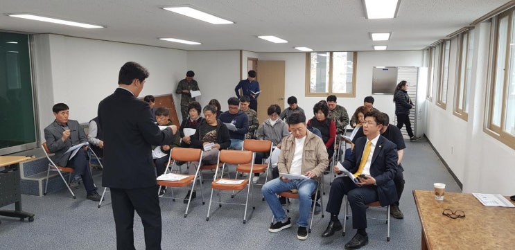  영북면 승진훈련장 탁류현상 분석 및 제어방안 설명회, 사격장특위 위원장 윤충식