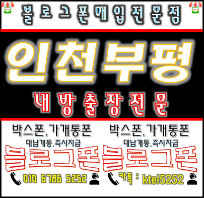 가개통 박스폰 대전 대구 인천 충북 폰테크  4.17 블로그폰 매입일지