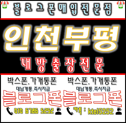  가개통 박스폰 대전 대구 인천 충북 폰테크  4.17 블로그폰 매입일지