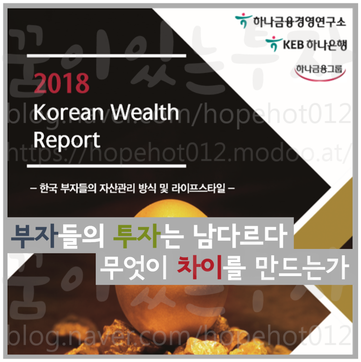 2018 대한민국 부자 보고서 (부자들의 투자는 남다르다, 무엇이 차이를 만드는가 / 평택투자, 서평택땅)