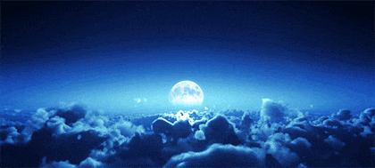 풍경 애니 움짤 3탄 ( 보름달 ) : 네이버 블로그