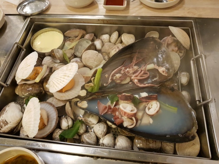  부평 조개찜 맛집, 굴사냥조개사냥