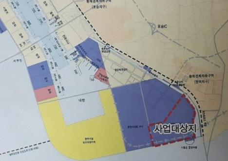  평택시 바다를 매립 "항만도시가 건설되면 평택지도가 바뀌는 것'...