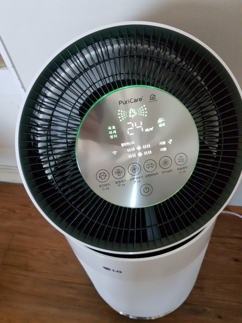 LG 퓨리케어 360 공기청정기 AS181DAW 실구매후기 사용법