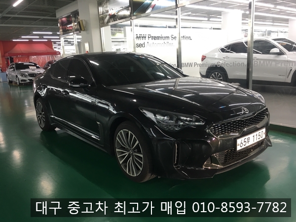  대구중고차 매입 기아 스팅어 매입~!
