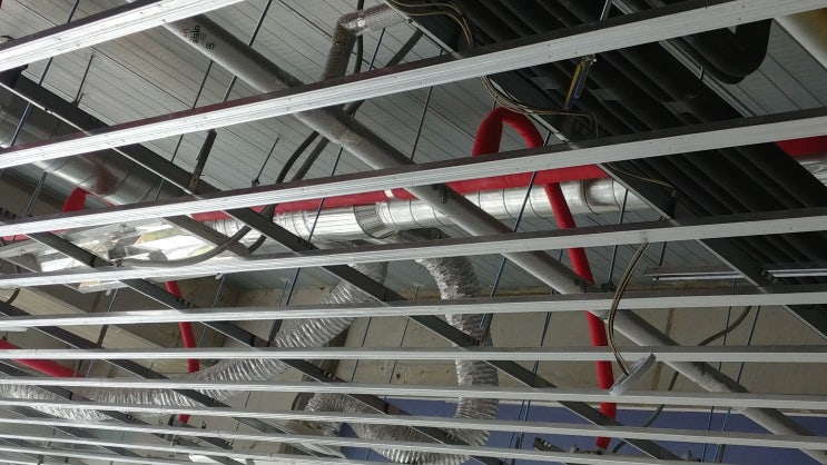 천장 경량 구조 M-BAR SYSTEM 천장틀 경량철골천장틀 시스템