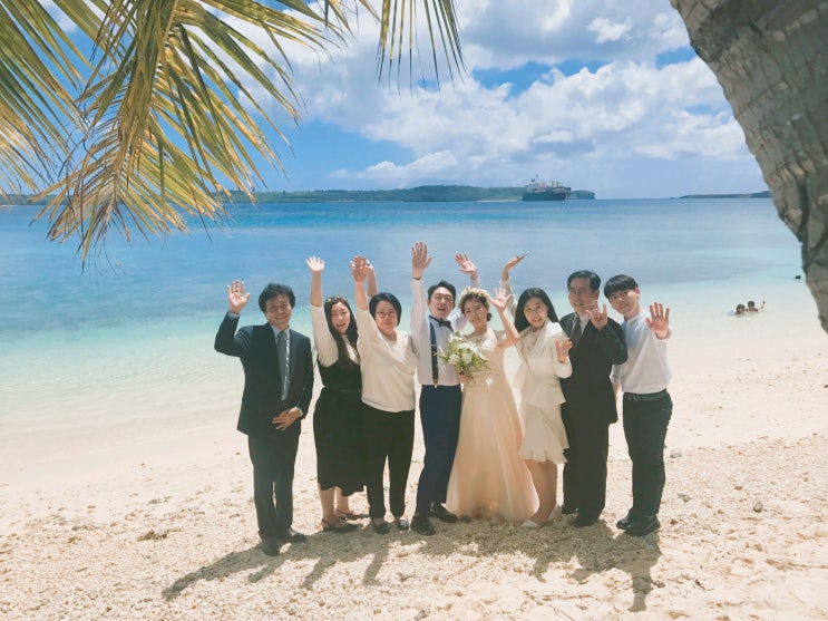 [작은결혼식]신랑 가족+신부 가족=8명이서 괌으로 떠났다! 여행과 결혼식 모두 성공적인 데스티네이션 웨딩