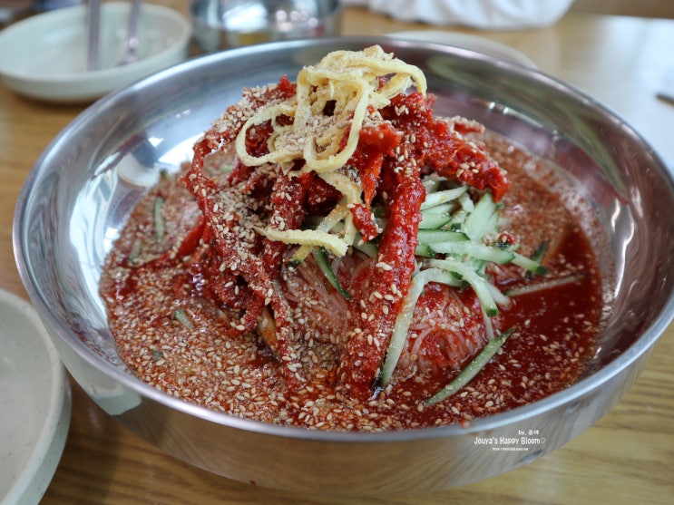  심학산 맛집 감동면쟁이 황태비빔국수