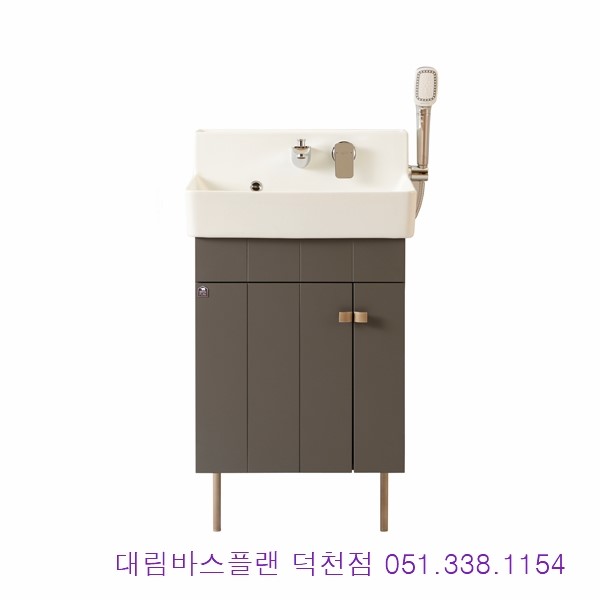  부산욕실 리모델링 대림바스 플랜 수전일체형 세면기 (PL-1300)