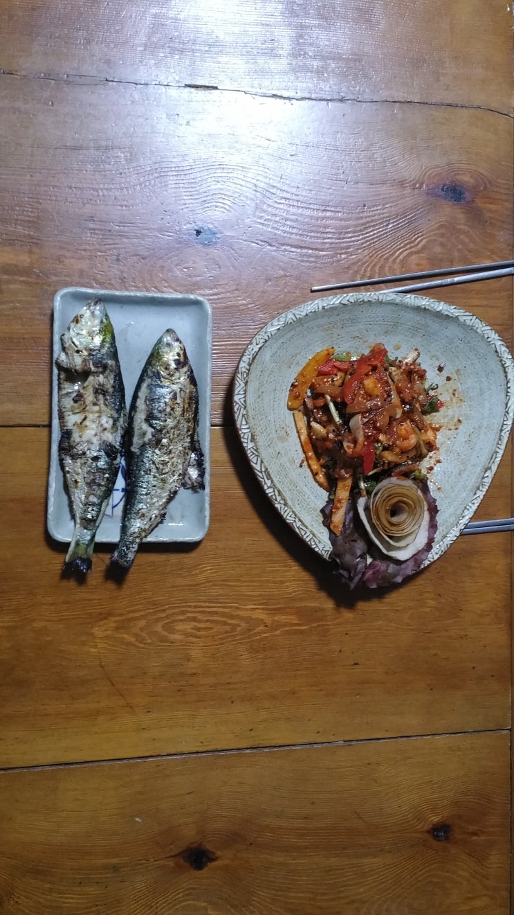  전어 소금 구이 - 거제송송