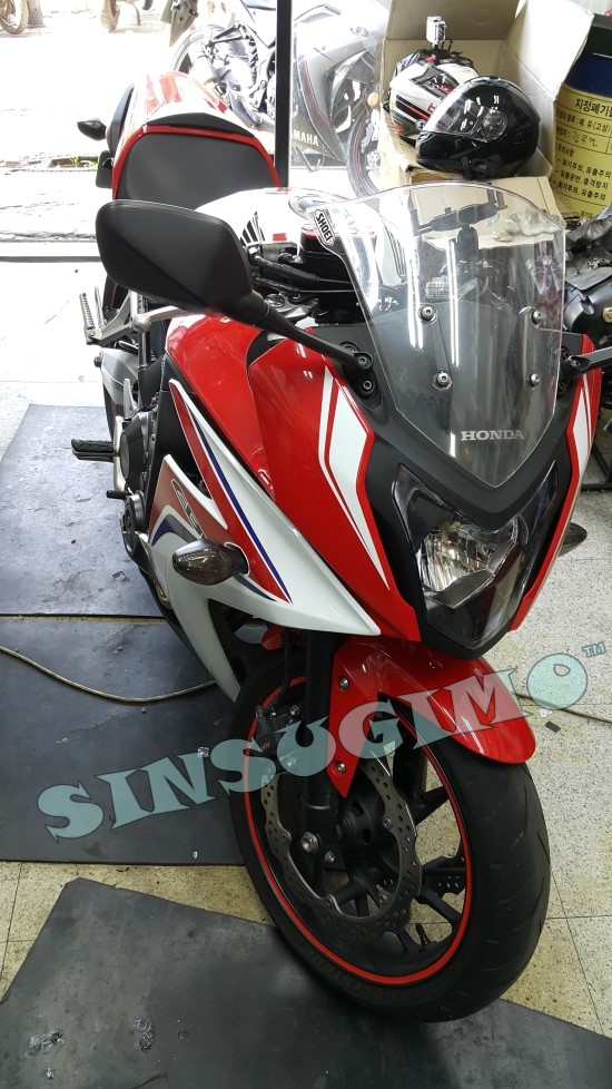  #honda cbr650f 익실풀배기 장착 익실수입원 신스기모 ~  ^^ 