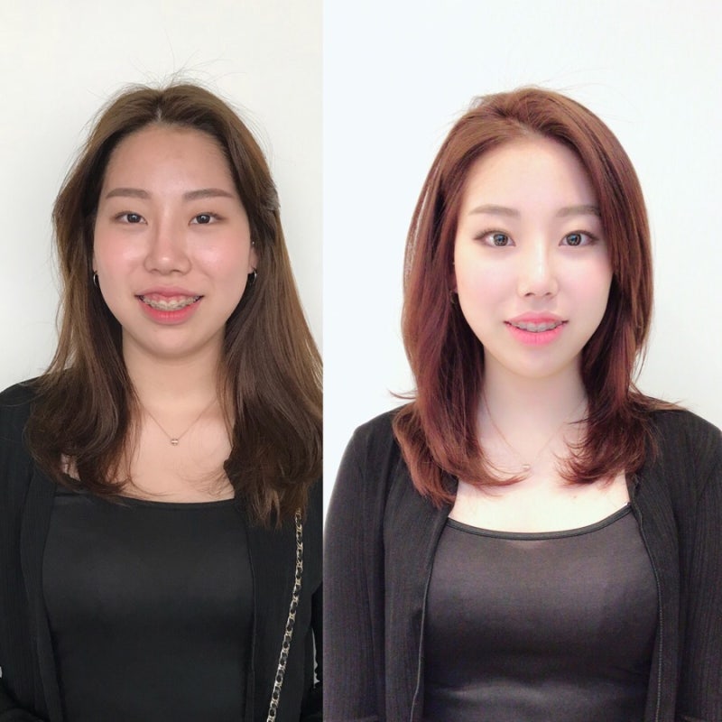 정인선 머리 따라하기 _ 중간머리 레이어드컷