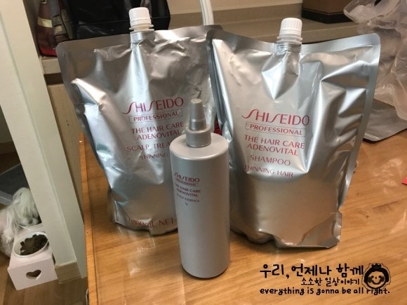 시세이도 아데노 바이탈 3개월 사용후기..시세이도아데노바이탈스칼프