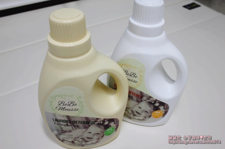  아기세제 아기섬유유연제는 베베무스 푸링푸링향 선택