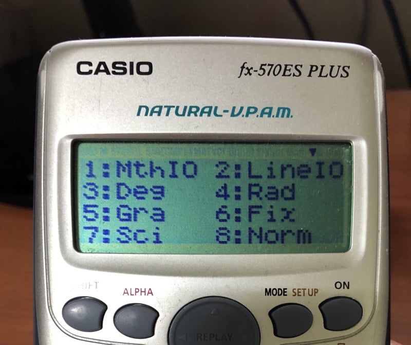 Fx-570Es Plus] 공학용계산기 설정 : 네이버 블로그