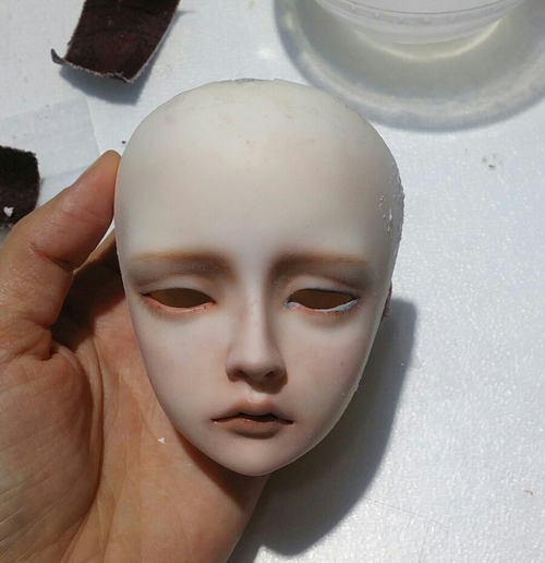  작업 기록-소설이 수정, 소네트 녹색눈 페인팅