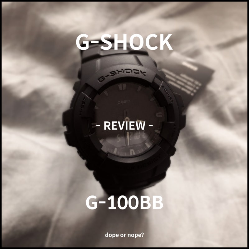 REVIEW> G-SHOCK G-100BB-1ADR 지샥구매후기 메뉴얼첨부 : 네이버 블로그