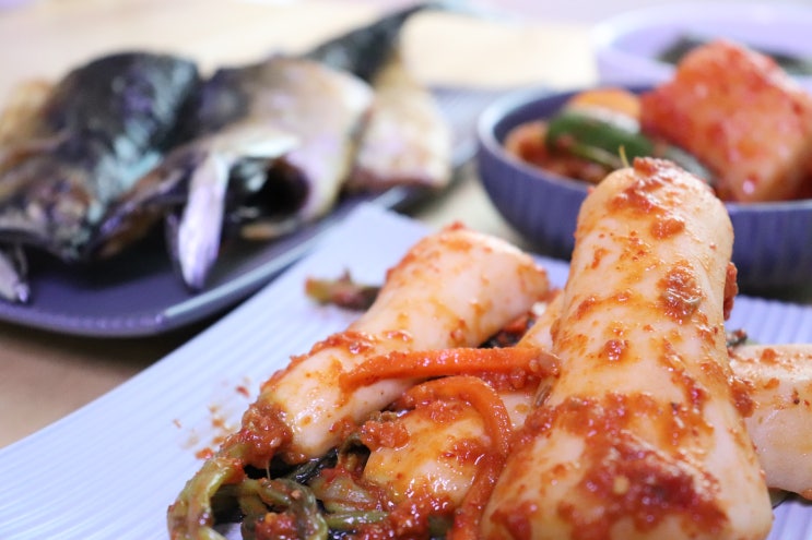  전라도 수제김치 더바른찬 총각김치 넘 맛나요~