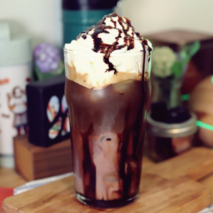 [네스프레소 캡슐 커피]쉽고 맛있는 카페모카 만드는법