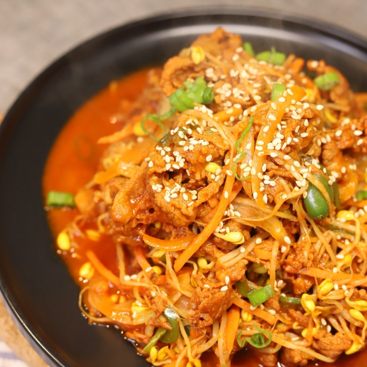  [돼지고기 요리 레시피]맛깔스러운 콩불 황금레시피