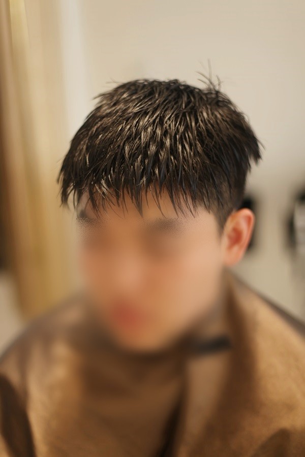 남자 직모 짧은머리 포마드펌 으로 굿~~!! : 네이버 블로그