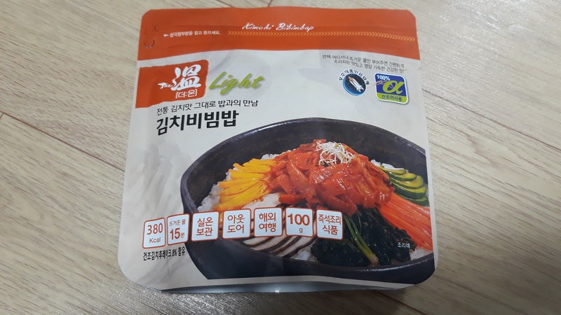 더온 전투식량 김치비빔밥 라이트
