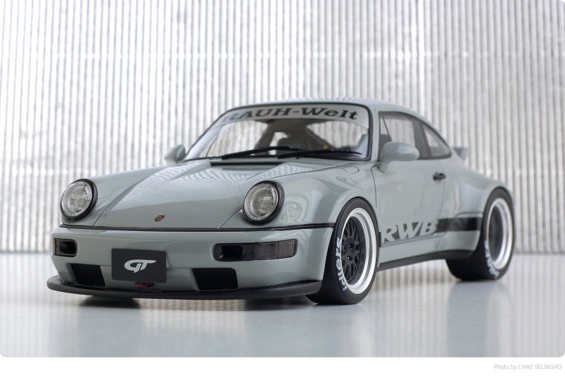 Rare GT Spirit 1:18 Porsche GT187 RWB 964Duck Tail Grey (Neu (gemäss Beschreibung)) in Chiasso