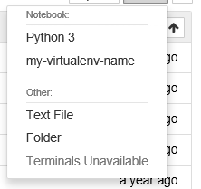  Jupyter에 virtualenv(가상환경) 커널 추가하기