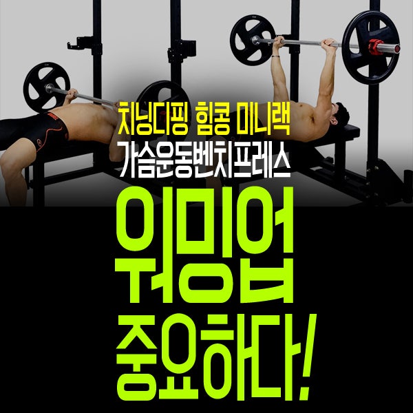 치닝디핑 힘콩 미니랙, 운동전 워밍업