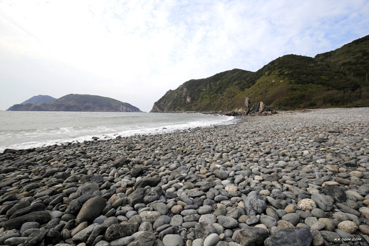 몽돌해변 덕적도 능동자갈마당