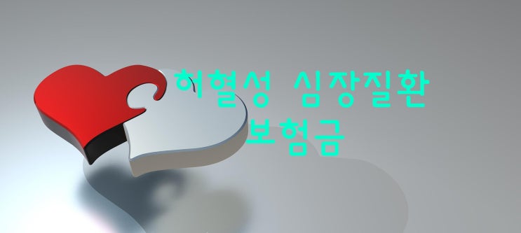  허혈성 심장질환 보험금 지급 받기