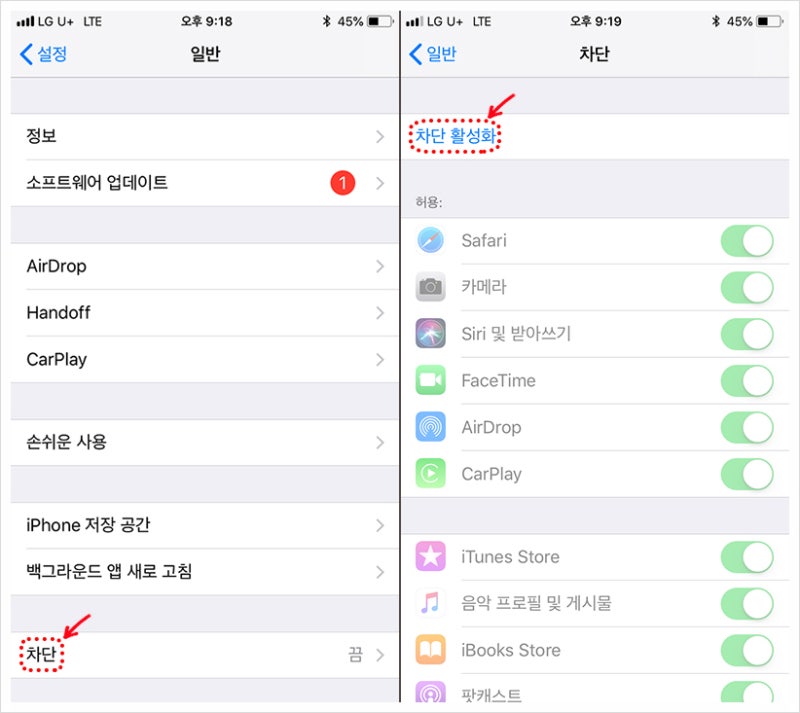 자녀 스마트폰 관리! 아이폰 어플설치, 어플내 구입 차단법!