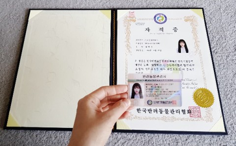  <광고X,앞으로의 계획>로빈이를 돌보면서 얻은 반려동물관리사 자격증!!/한국반려동물관리협회