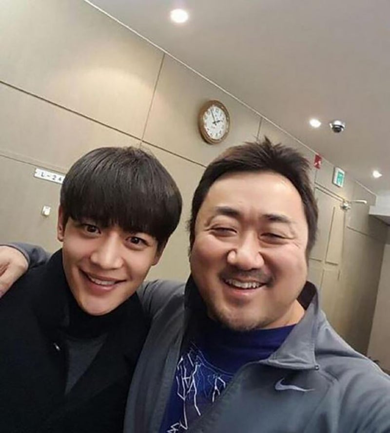 ‘챔피언’ 마동석, 과거 샤이니(SHINee) 민호와 함께…‘의외의 친분’