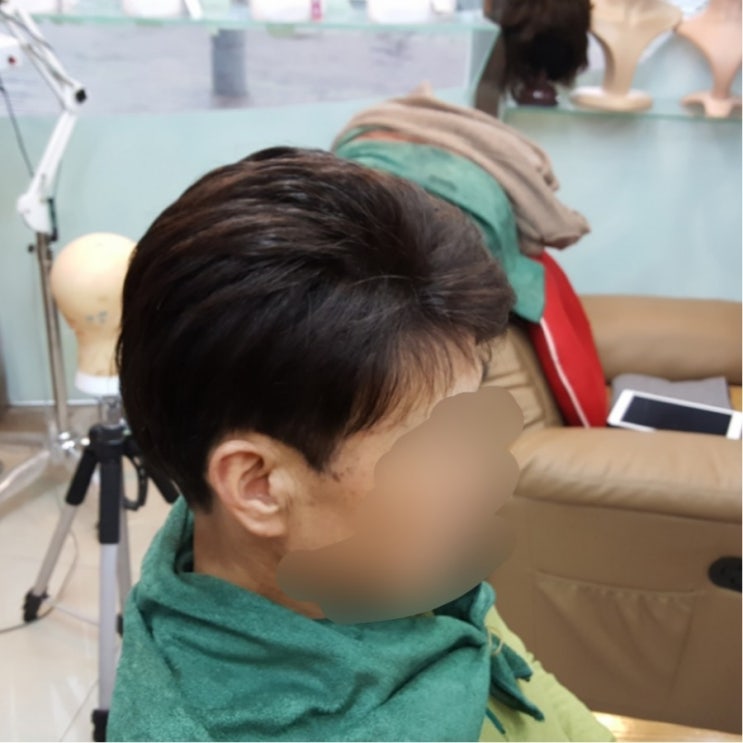  춘천가발 남자가발 부분탑가발 김호증모 더마힐두피제품으로 관리해 보세요~