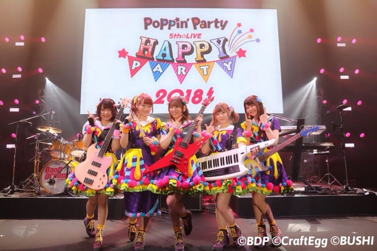 180512 BanG Dream! 5thLIVE Poppin’Party HAPPY PARTY 뷰잉 간략 후기