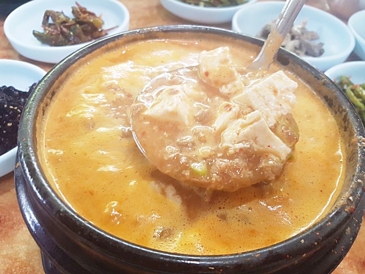 대전 청국장순두부 계족산 맛집