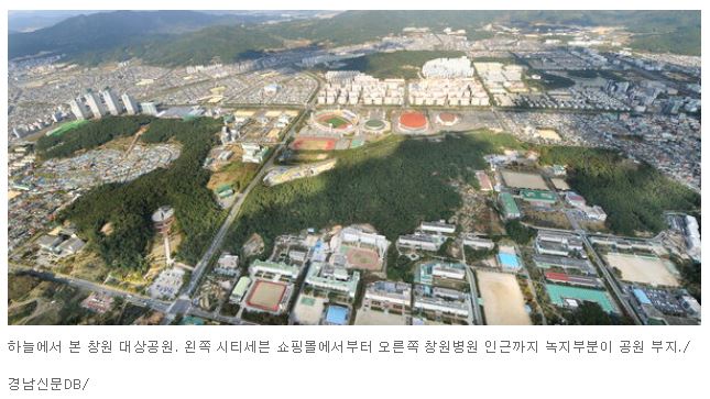  도시공원 일몰제, 창원시 부동산,주택시장 여파 우려