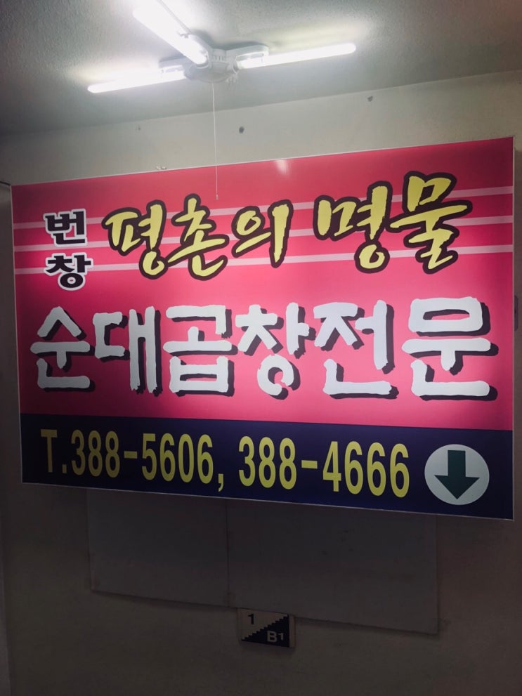  범계맛집 평촌의 명물 번창순대곱창전문 순대타운 다녀오다!