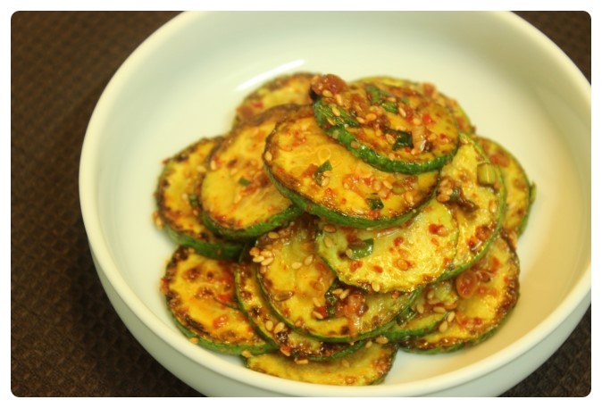 애호박무침 호박구이무침 애호박나물 반찬(애호박 요리/칼로리)볶음말고 무치면 맛나요~