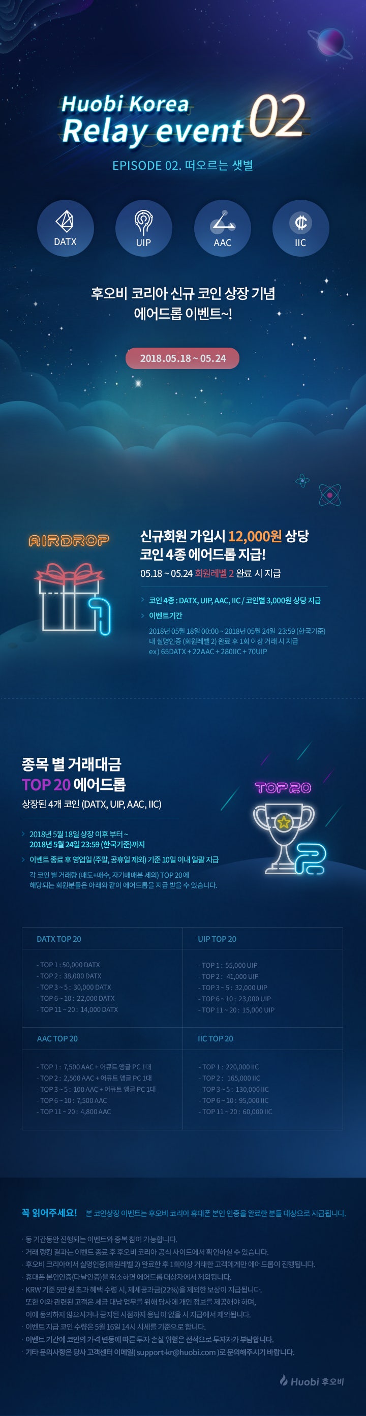 후오비(Huobi)코리아 신규가입 2차이벤트 마감 임박(~05.24) : 네이버 블로그