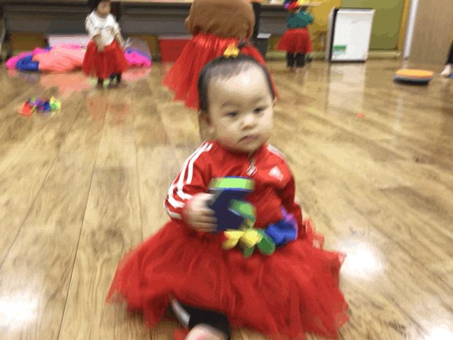  생후 346일 347일 일일문센 뮤직패드 알록달록 예쁜꽃이 되어요 봉담이마트문화센터