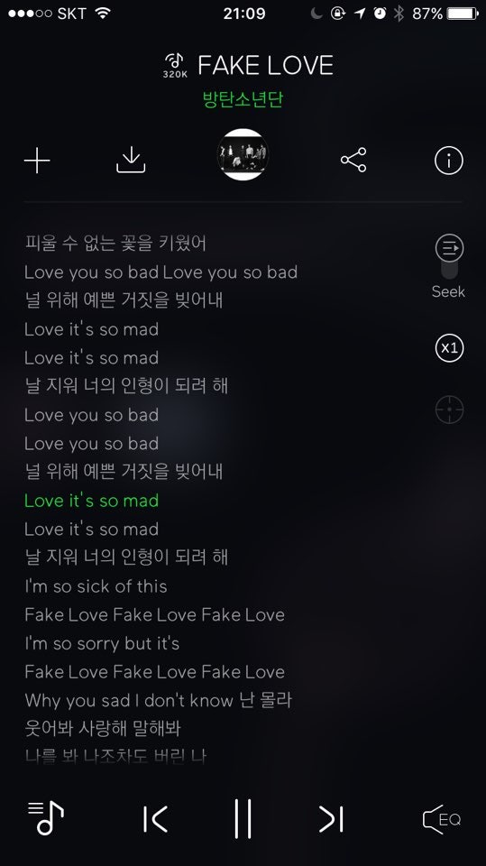 방탄소년단 Fake Love 가사 발음이 이상한 이유 Fake Love Is A Lie 네이버 블로그